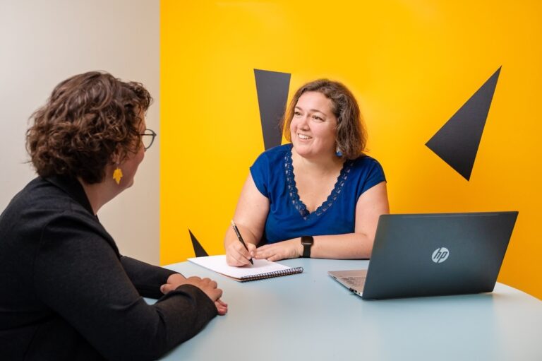 Portrait pro et interview vidéo consultante bilan de compétences Soissons