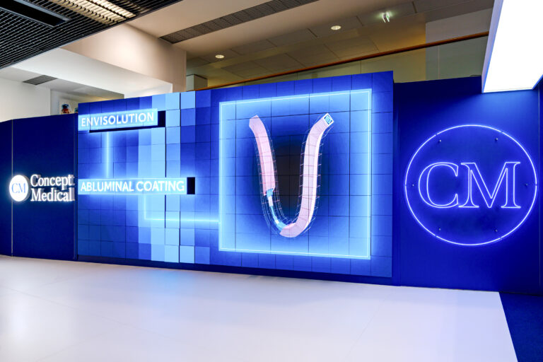 photo architecture événementielle aménagement de salon professionnel 01