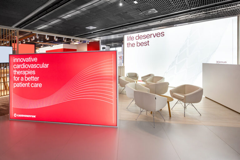 photo architecture événementielle aménagement de salon professionnel 05