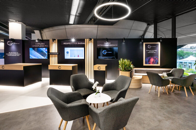 photo architecture événementielle aménagement de salon professionnel 10