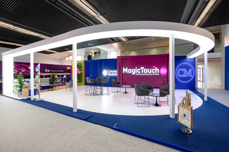 photo architecture événementielle aménagement de salon professionnel 12