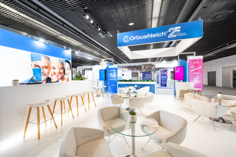 photo architecture événementielle aménagement de salon professionnel 16